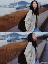 高圆圆夕阳大片：时尚感与妈妈力的温柔碰撞